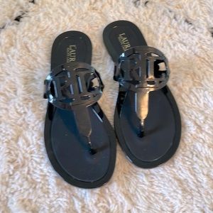 Lauren Ralph Lauren robber flats